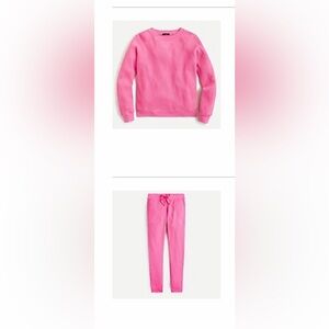 Jcrew waffle pullover and joggers